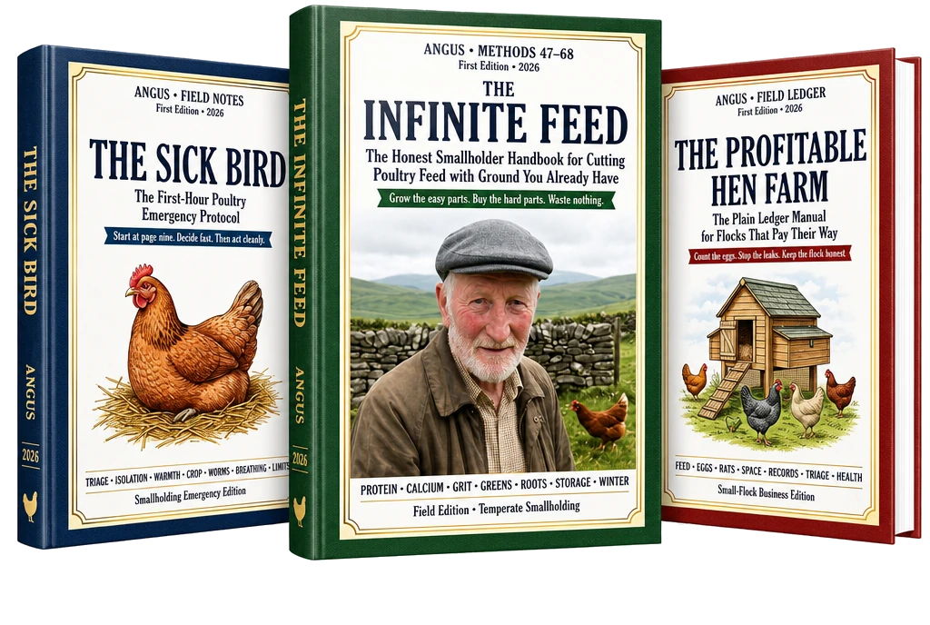 The Crofter's Poultry Set: The Sick Bird, The Infinite Feed and The Profitable Hen Farm.